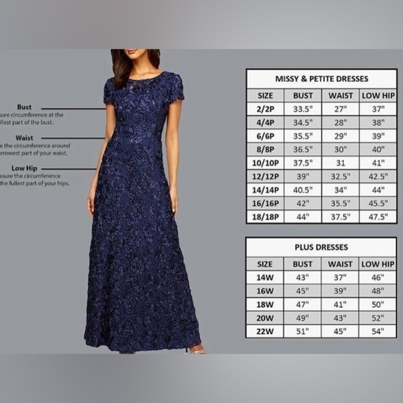 Nwt Alex Evenings Cold Shoulder Glitter Mesh Dress with Draped Skirt & Cowl Neck - Picture 15 of 16